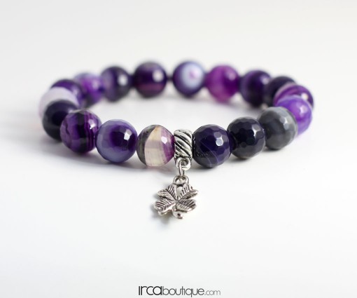 Bracelet_FacetedPurpleAgate_FourLeaf0001Front